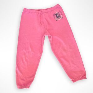 Y2K VS PINK Campus Fleece Drawstring Joggers, L, My Favorite Sweats Loungewear